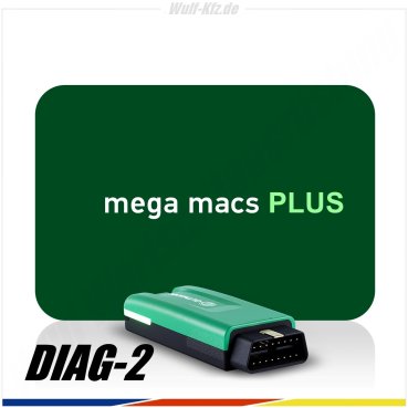 Hella Gutmann Tester / Kfz Diagnosegerät mega macs PLUS inkl. DIAG-​Modul PLUS 2